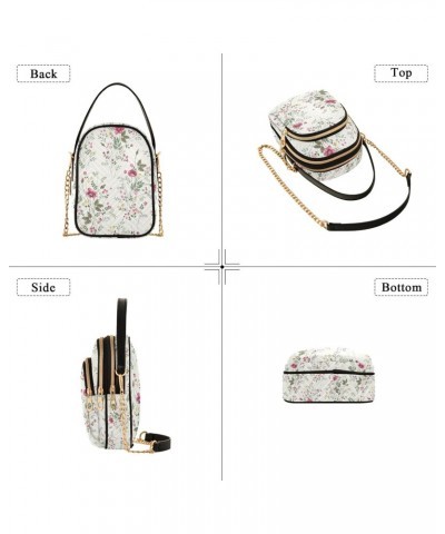 Crossbody Bag for Women, Spring Red Poppy Flower Phone Purse Detachable Chain Bag Shoulder Handbag Wallet $10.32 Crossbody Bags