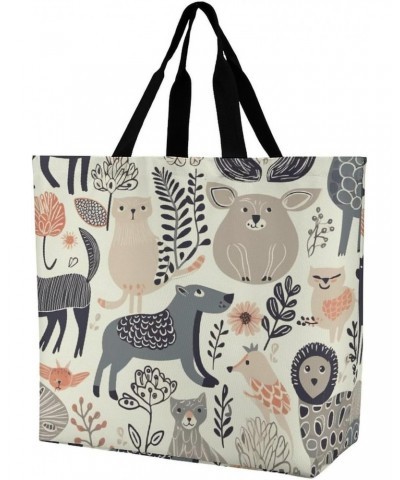 Shoulder Bag Casual Work Bag for Women Animal Pattern Large Capacity Bags for Shopping,Travel Beach Gym $11.25 Totes