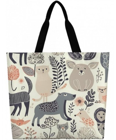 Shoulder Bag Casual Work Bag for Women Animal Pattern Large Capacity Bags for Shopping,Travel Beach Gym $11.25 Totes