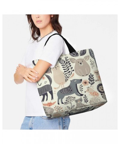 Shoulder Bag Casual Work Bag for Women Animal Pattern Large Capacity Bags for Shopping,Travel Beach Gym $11.25 Totes