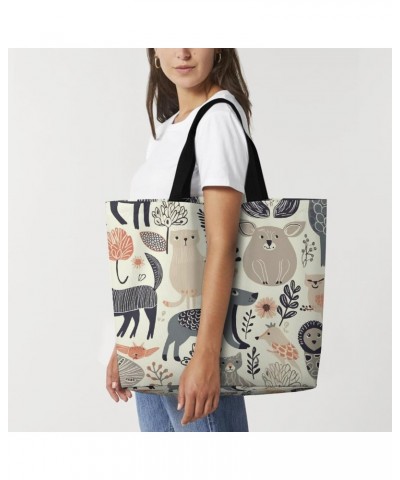 Shoulder Bag Casual Work Bag for Women Animal Pattern Large Capacity Bags for Shopping,Travel Beach Gym $11.25 Totes