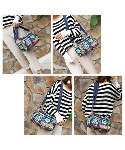 Crossbody Bags for Women Nylon Shoulder Bag Floral Multi-Pocket Purses and Handbags Hh $24.71 Totes