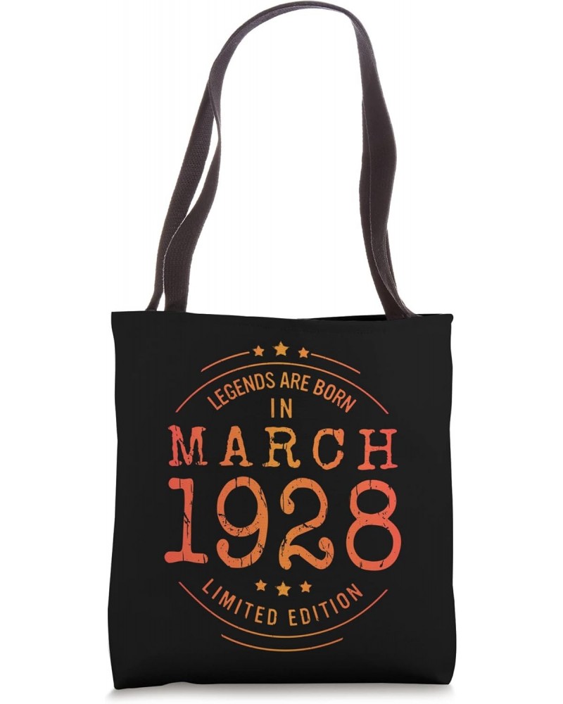 Birthday March 1928 Year Limited Edition Used Legends Tote Bag $15.07 Totes