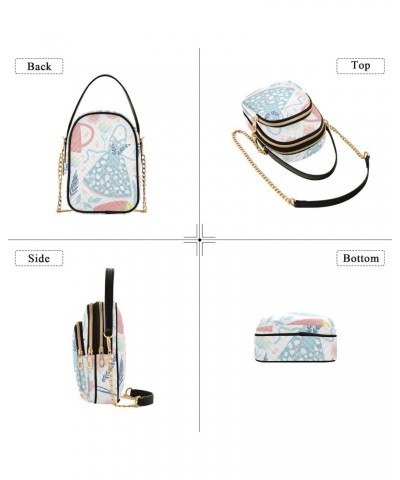 Small Crossbody Cell Phone Bag for Women, Lovely Afternoon Tea Mini Over Shoulder Handbag Purse with Credit Card Slots $13.49...