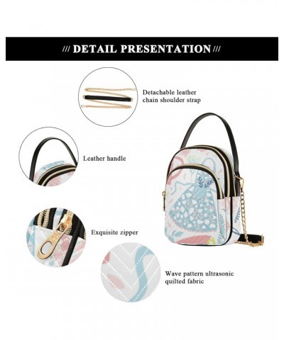 Small Crossbody Cell Phone Bag for Women, Lovely Afternoon Tea Mini Over Shoulder Handbag Purse with Credit Card Slots $13.49...