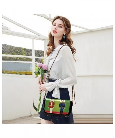 Crossbody Bags for Women Trendy Women's Black Shoulder Bag Small PU Leather Flap Cross Body Bag Handbags Pattern4 $16.80 Cros...