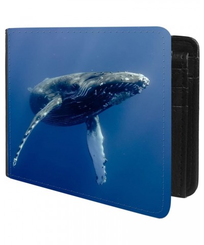 Unique Desige Pattern - Humpback Whale, Slim Front Pocket Wallet Billfold RFID Blocking $8.34 Wallets