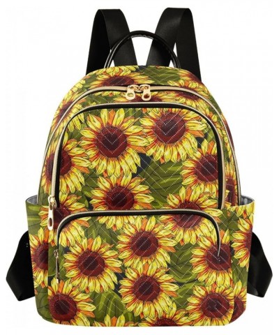 Bright Sunflowers Women's Backpack Purse Causal Daypack Work Travel College Business Trip Bag Shoulder Bag Small $19.79 Backp...