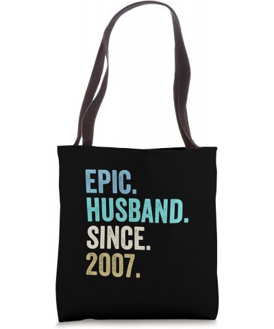 Epic Husband Since 2007 | 17th wedding anniversary 17 years Tote Bag $11.00 Totes