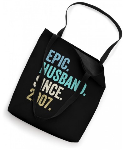 Epic Husband Since 2007 | 17th wedding anniversary 17 years Tote Bag $11.00 Totes