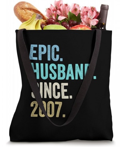 Epic Husband Since 2007 | 17th wedding anniversary 17 years Tote Bag $11.00 Totes