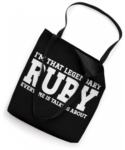 Ruby Personal Name Women Girl Funny Ruby Tote Bag $11.70 Totes