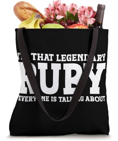 Ruby Personal Name Women Girl Funny Ruby Tote Bag $11.70 Totes