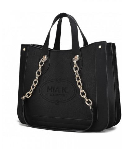 Tote Bag for Women, Vegan Leather Top-Handle Shoulder bag Purse Tote Satchel Handbag Stella Black $24.94 Totes