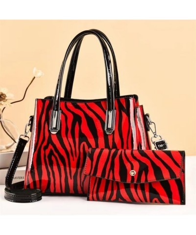 Zebra Leopard Print Pattern Handbags For Women Ladies Shoulder Bags Totes Purse Clutch Wallet Satchel 2 Pc Sets Green $26.89 ...