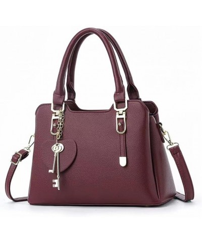 Women Solid Color Satchel Handbags Fashion Purses And Handbags Shoulder Tote Bags Top Handle Satchel For Women Beige $17.44 T...