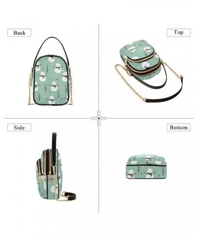 Small Crossbody Handbag for Women Mini Over Shoulder Purse with Three Zippered Pockets Durable Shoulder Bag Color-hf015 $9.90...