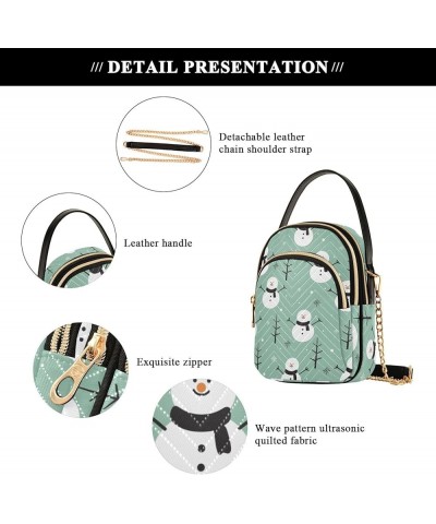 Small Crossbody Handbag for Women Mini Over Shoulder Purse with Three Zippered Pockets Durable Shoulder Bag Color-hf015 $9.90...