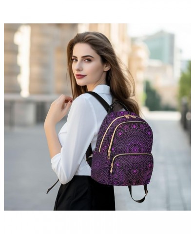 Small Backpack for Women Travel Bag Mandala Boho Daypack Purse Fashion Shoulder Bag Rucksack Medium A239 $12.74 Backpacks