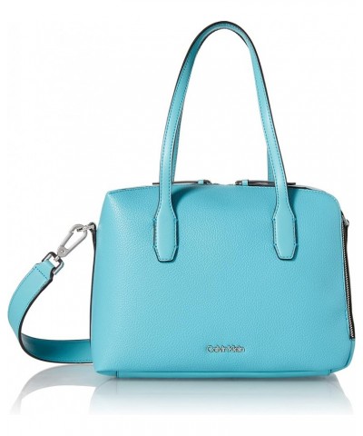 Brenda Top Zip Satchel Turquoise $38.98 Satchels