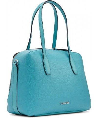 Brenda Top Zip Satchel Turquoise $38.98 Satchels