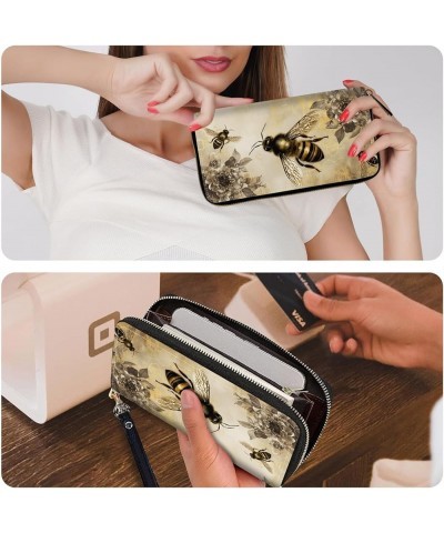 Wristlet Wallets for Women Slim Cute Zipper Wallet for Women Wallets with RFID Blocking,PU Leather Clutch Credit Card Holder ...