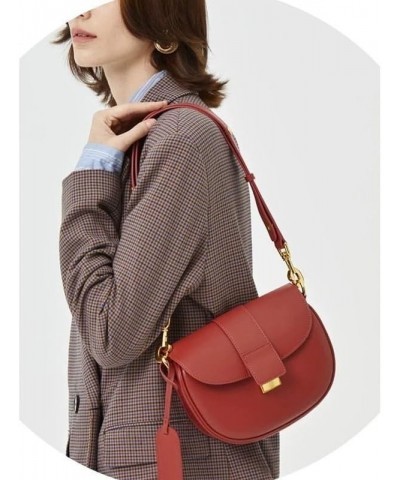 Women's Bags Saddle Bags Shoulder Crossbody Armpit Bags Temperament Premium Feeling Bags Red $42.58 Crossbody Bags