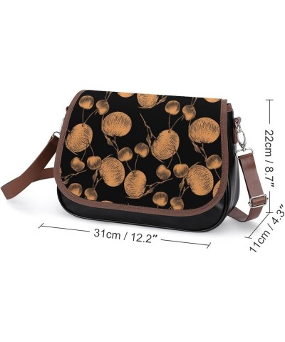 Printed Crossbody Bags Women City Leather Shoulder Bag Satchel Hobo Bags Trendy Neon Background Color4 $22.87 Hobo Bags