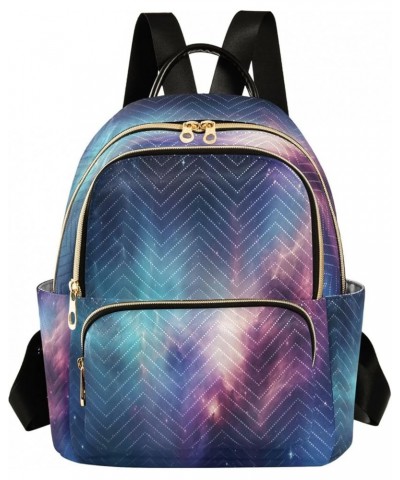 Abstract Landscape Starry Sky Fashion Backpack Purse Ladies Fashion Rucksack Travel Shoulder Bag Casual Daily Backpack Medium...