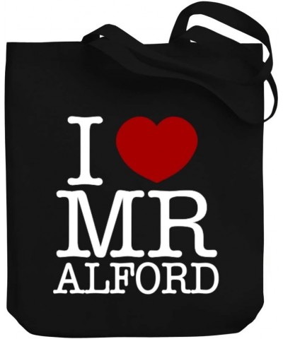 I love Mr Alford Canvas Tote Bag 10.5" x 16" x 4 $20.00 Totes