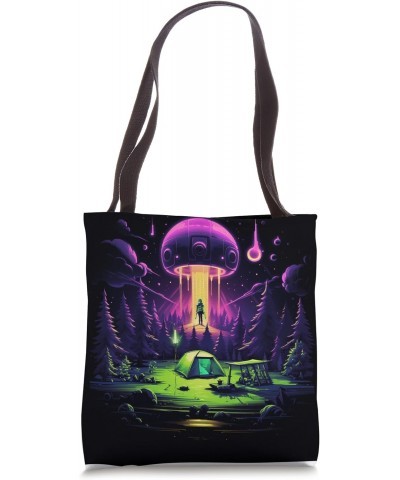 Camping UFO Gear Alien Abduction Tote Bag $9.71 Totes