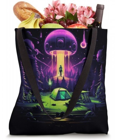 Camping UFO Gear Alien Abduction Tote Bag $9.71 Totes