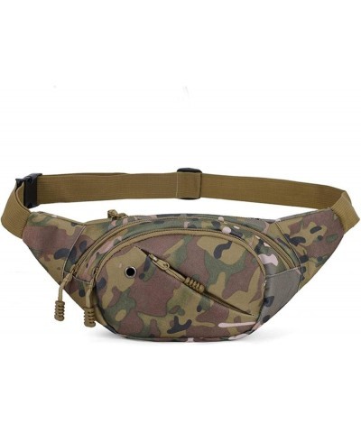 Tactical Outdoor Sports Camouflage Waist Bag Running Chest Bag Waterproof Messenger Bag Small Shoulder Bag 123-2junlvmicai $2...