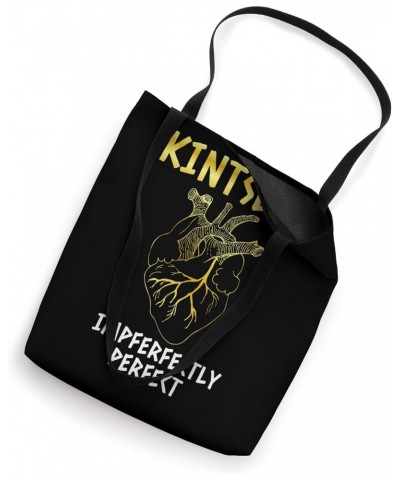 Kintsugi Imperfect Heart Veins Kintsukuroi Tote Bag $12.96 Totes