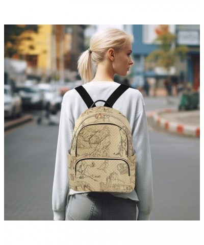 Hawaiian Floral Camouflage Quilted Backpack Backpack Purse Casual Travel Purse Travel Scandinavia Pattern Small $16.37 Backpacks