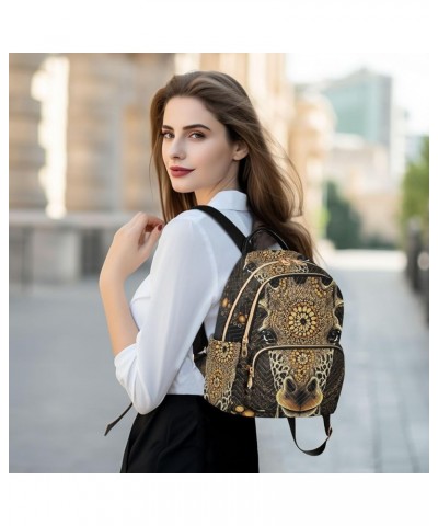 Women's Medium Fashion Backpack Mandala Giraffe Print Ladies Travel Daypack Aesthetic Shoulder Bag 11.4×6.1×14.1 IN $21.59 Ba...