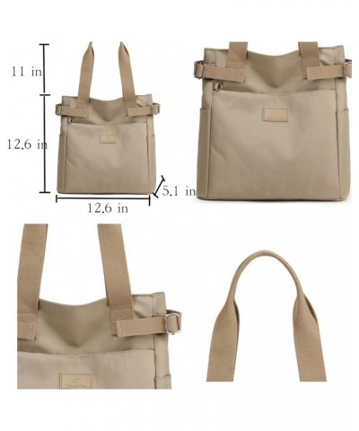 Casual Nylon Tote Bags Women Hobo Crossbody Bag Purse for Women Large Work Travel Shoulder Bags Handbags Bag Bb 0441-khaki $9...