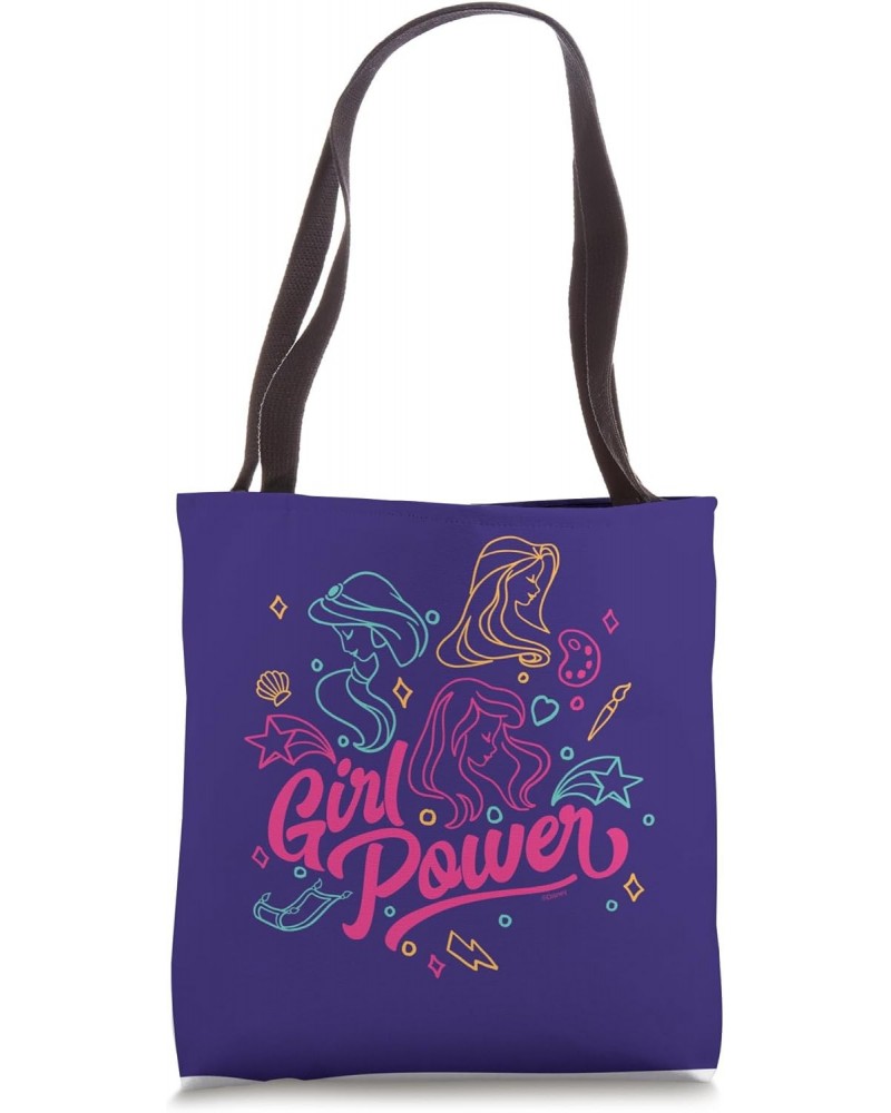 Princess Jasmine Rapunzel Ariel Girl Power Tote Bag $11.34 Totes