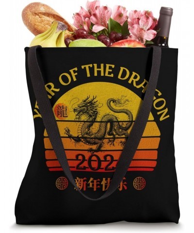 Lunar New Year of the Dragon Happy Chinese New Year 2024 Tote Bag $10.75 Totes