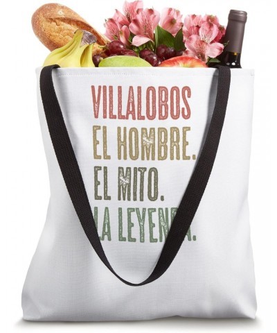 VILLALOBOS - El Hombre El Mito La Leyenda | Nombre - Tote Bag $16.42 Totes