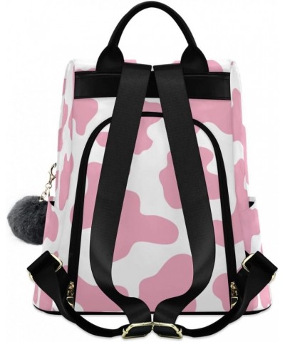 Backpack Purse for Women Fashion Travel Anti-theft Pink Cow Print Camoflage Daypack Casual Shoulder Bag Medium Size $21.37 Ba...