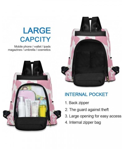 Backpack Purse for Women Fashion Travel Anti-theft Pink Cow Print Camoflage Daypack Casual Shoulder Bag Medium Size $21.37 Ba...