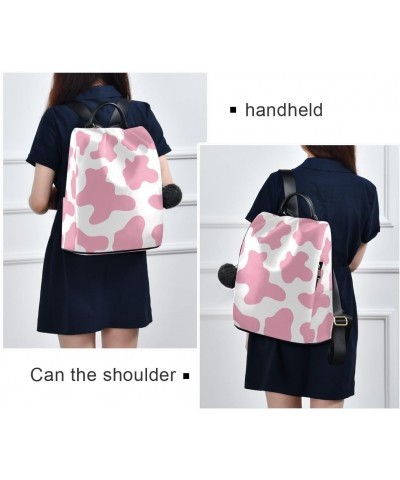 Backpack Purse for Women Fashion Travel Anti-theft Pink Cow Print Camoflage Daypack Casual Shoulder Bag Medium Size $21.37 Ba...