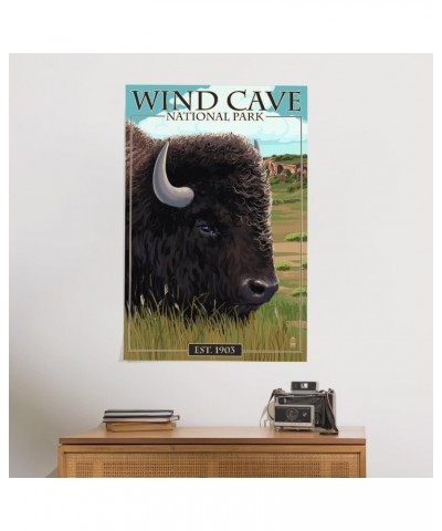 24x36 Inch Giclee Print, Wind Cave National Park, South Dakota, Bison $24.00 Totes