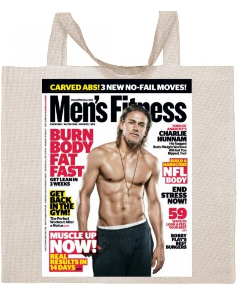 Charlie Hunnam - Cotton Photo Canvas Grocery Tote Bag IDPP347702 $20.08 Totes