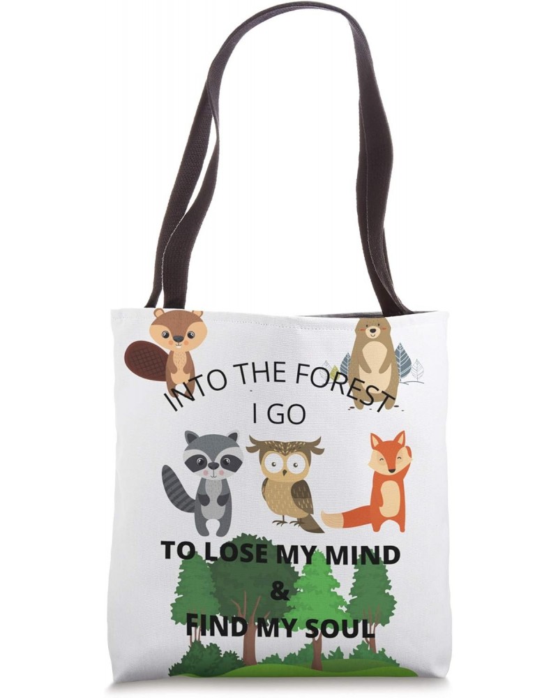 Yoga Forest Animals for Kids Tote Bag $9.89 Totes