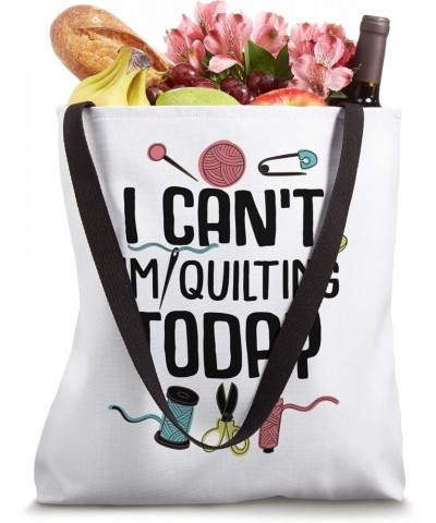 Funny Quilting Gift For Women Quilt Sewing Quilter Lovers Tote Bag $11.76 Totes