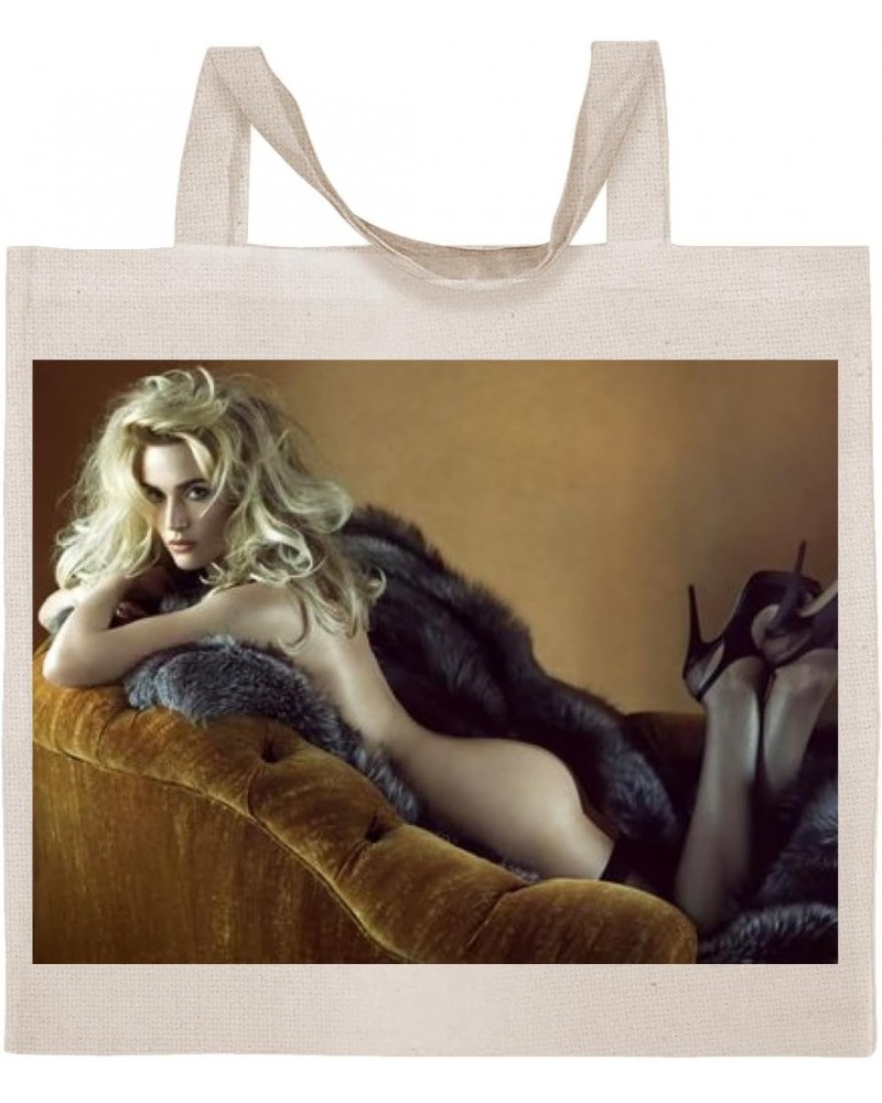 Kate Winslet - Cotton Photo Canvas Grocery Tote Bag IDPP174930 $14.88 Totes