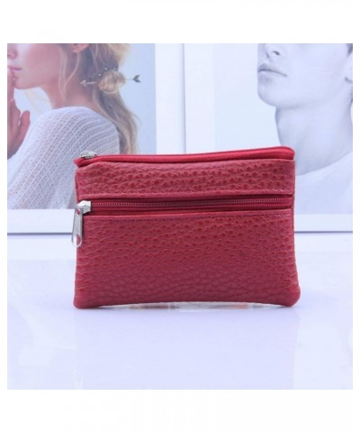 Women Men Leather Wallet Multi Functional Zipper Leather Coin Purse Card Wallet Men's And Women's Coin Purse Card Package| Pu...