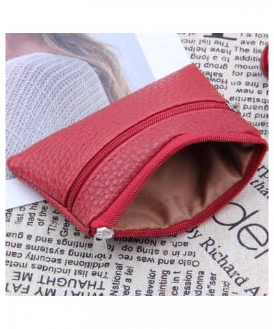 Women Men Leather Wallet Multi Functional Zipper Leather Coin Purse Card Wallet Men's And Women's Coin Purse Card Package| Pu...